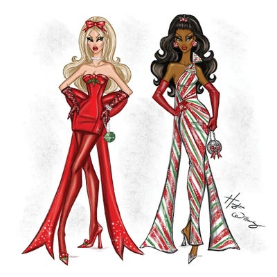Festive Glam - Christmas 2023 by Hayden Williams framed wall art