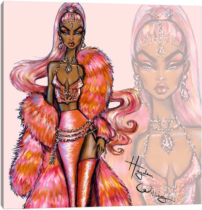 Living in Coral I Canvas Art Print - Hayden Williams