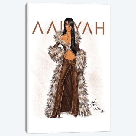Aaliyah 2024 Canvas Print #HWI374} by Hayden Williams Art Print