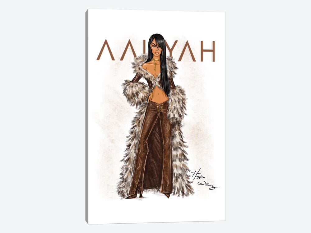 Aaliyah 2024 by Hayden Williams 1-piece Canvas Art Print