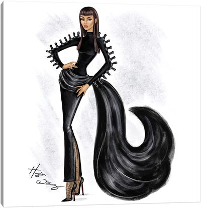 Zendaya In Schiaparelli Couture Canvas Art Print - Celebrity Art