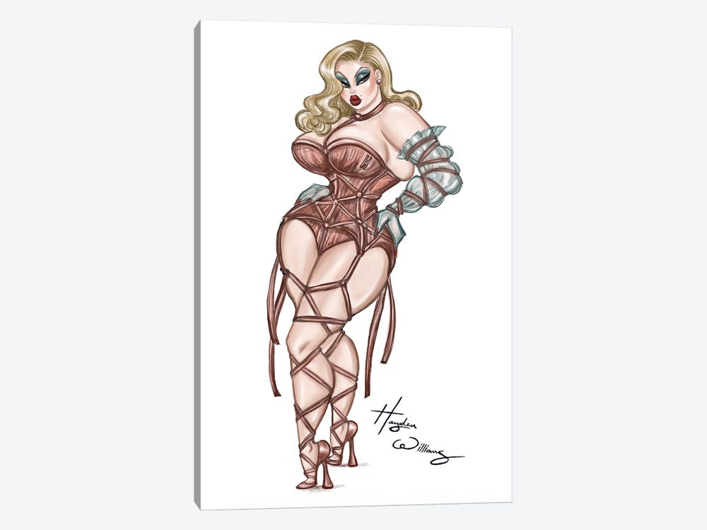 Curvaceous Beauties - Blonde by Hayden Williams 1-piece Canvas Art