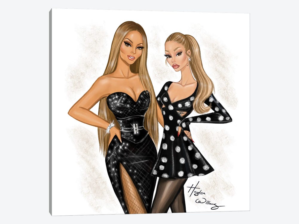 Mariah And Ariana by Hayden Williams 1-piece Canvas Wall Art