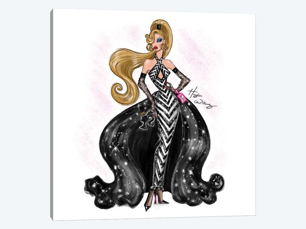 Barbie 65th Anniversary Couture by Hayden Williams 1-piece Canvas Print