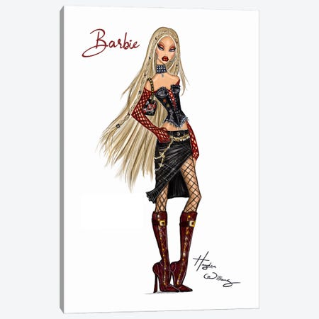My Scene Barbie 2024 Canvas Print #HWI399} by Hayden Williams Canvas Art