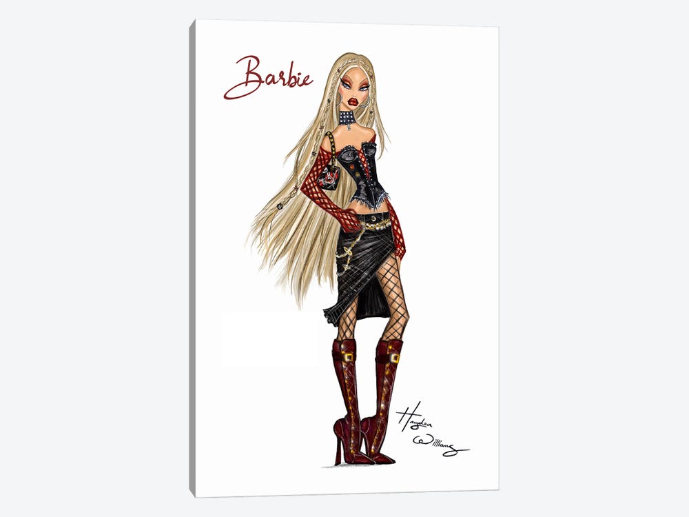 My Scene Barbie 2024 by Hayden Williams 1-piece Canvas Wall Art