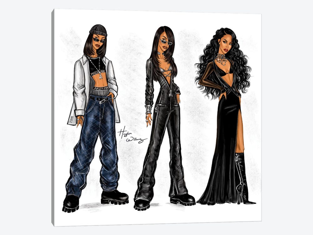 Aaliyah's Debut - 30th Anniversary by Hayden Williams 1-piece Canvas Art