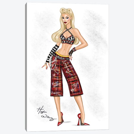 Gwen Stefani - No Doubt Canvas Print #HWI411} by Hayden Williams Canvas Print