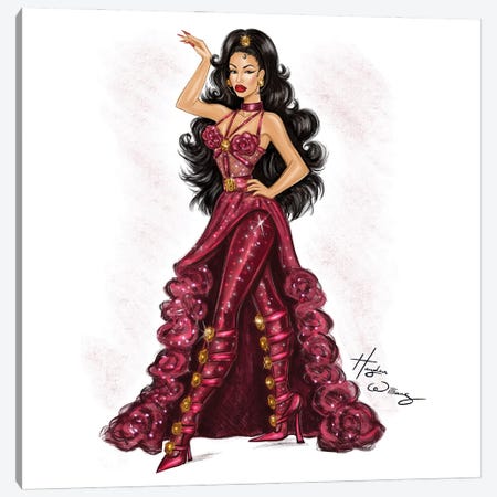 Selena Quintanilla Canvas Print #HWI412} by Hayden Williams Canvas Art Print