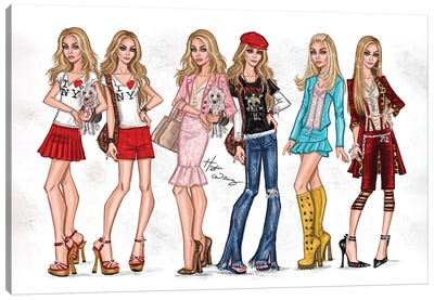 Mary-Kate and Ashley 'New York Minute' 20th Anniversary Collection Canvas Art Print - Hayden Williams