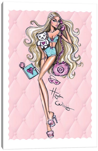 Sweet Dreams I Canvas Art Print - Barbiecore