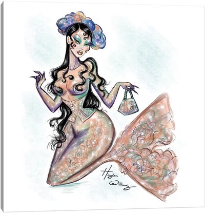 Margiela Mermaid Canvas Art Print - Art by LGBTQ+ Artists
