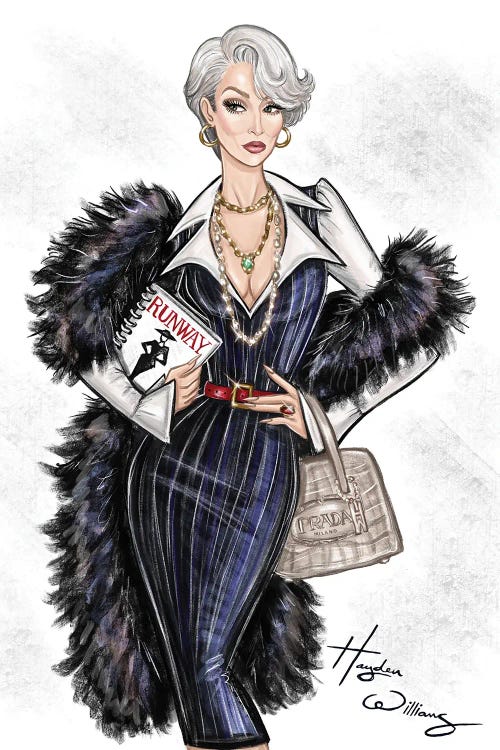 The Devil Wears Prada 18th Anniversary - Miranda Priestly by Hayden Williams wall art