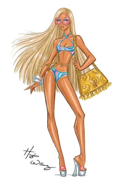 Women's Swimsuits: Beach Babez I by Hayden Williams