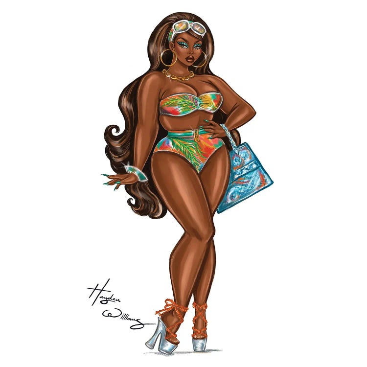 Beach Babez II by Hayden Williams wall art