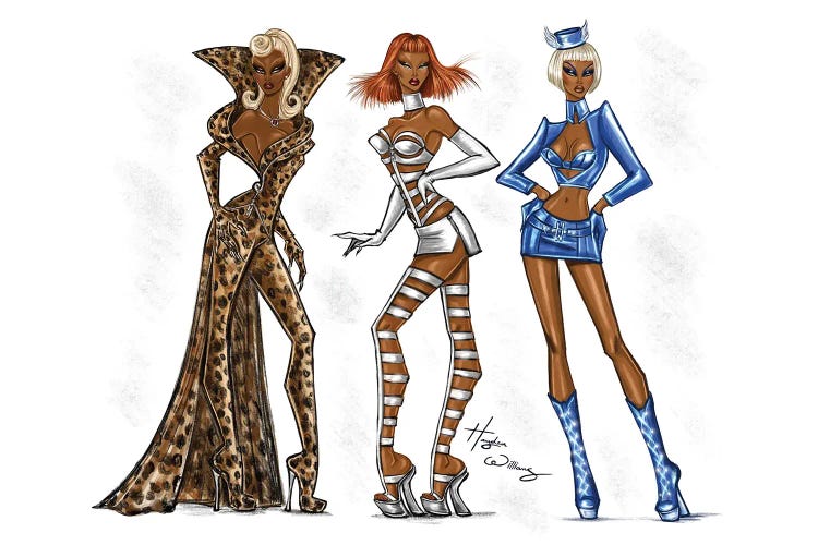 The Fifth Element Collection - Ruby Rhod, Leeloo And VIP Stewardess