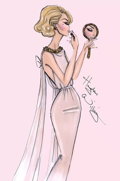 Fashion Illustrations: Blush Beauty by Hayden Williams