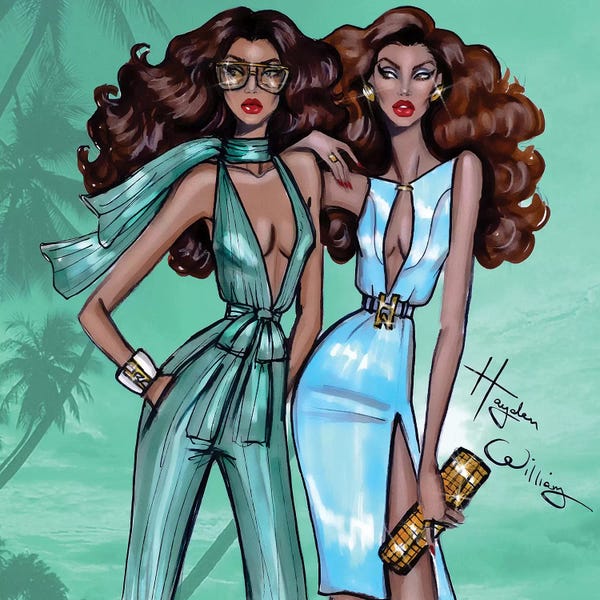 Fashion Illustrations: Dynamic Duo by Hayden Williams
