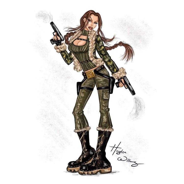 Lara Croft 2024 by Hayden Williams wall art