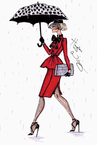 Fashion Illustrations: April Showers by Hayden Williams