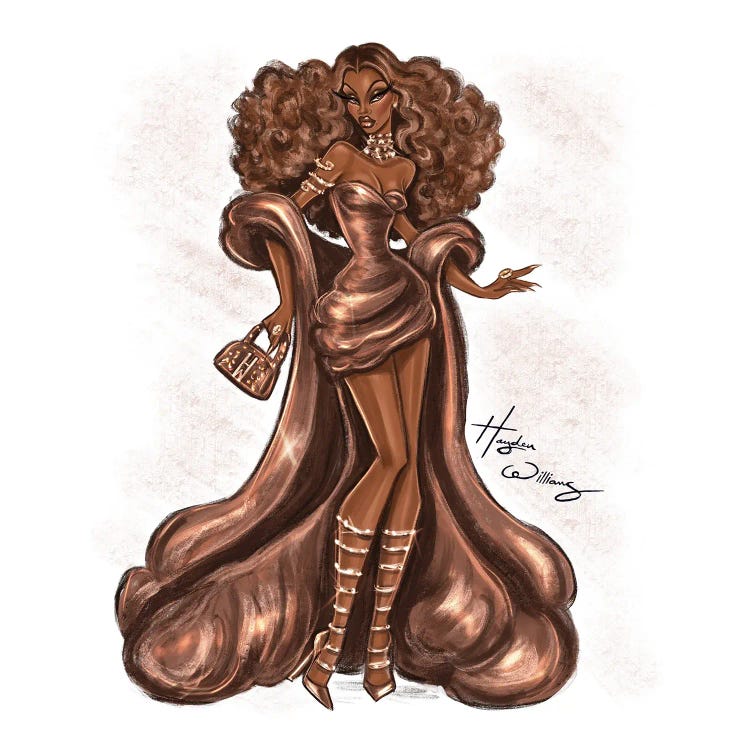 Miss Mocha Mousse by Hayden Williams wall art