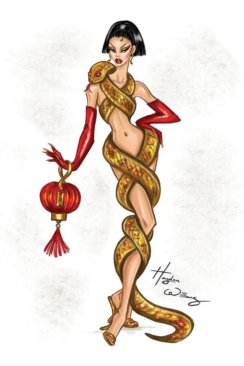 Lunar New Year 2025 - Year Of The Snake by Hayden Williams wall art