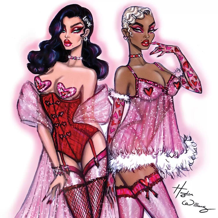 Valentine's Day Glamour by Hayden Williams wall art