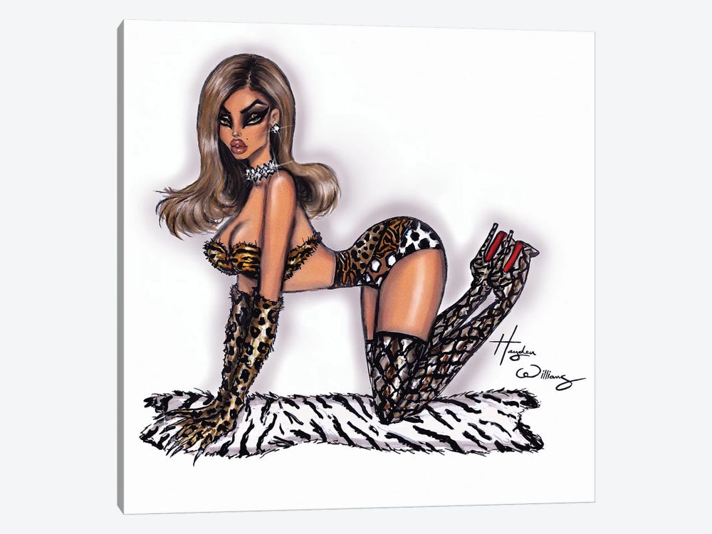 She's So Animalistic  by Hayden Williams 1-piece Art Print