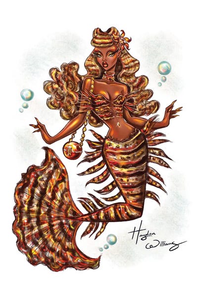 Bags & Purses: Exotic Mermaid by Hayden Williams