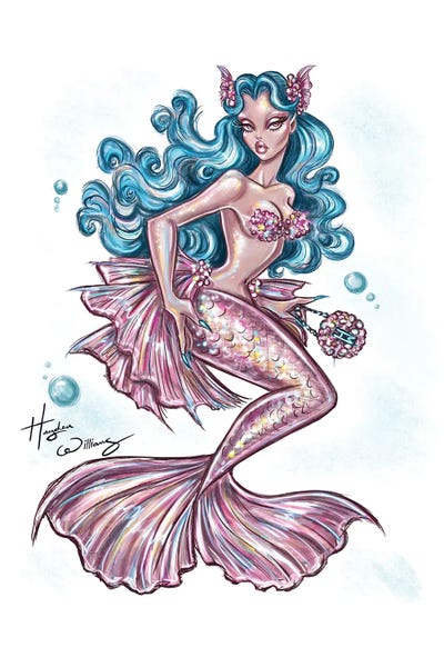 Bags & Purses: Ethereal Mermaid by Hayden Williams