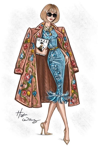 Vogue: Anna Wintour by Hayden Williams