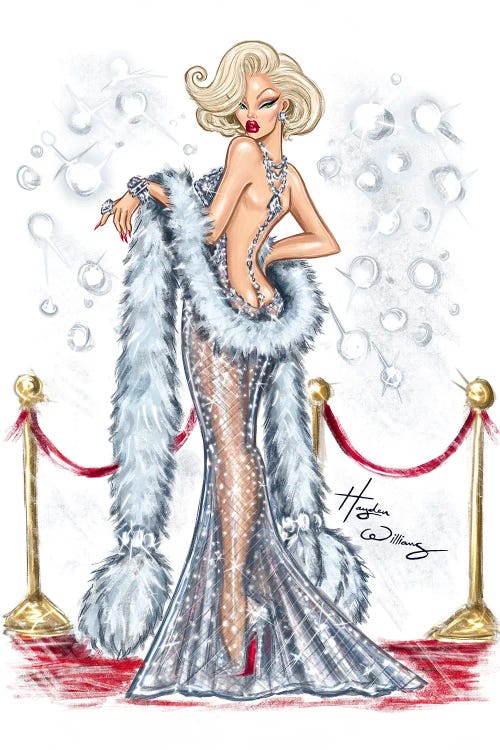 Dazzling In Diamonds by Hayden Williams canvas print