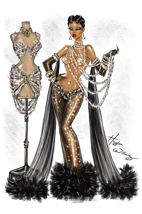 Draped In Jewels by Hayden Williams canvas print