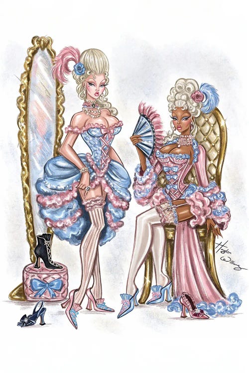 Marie Antoinette - Rococo Couture by Hayden Williams wall art