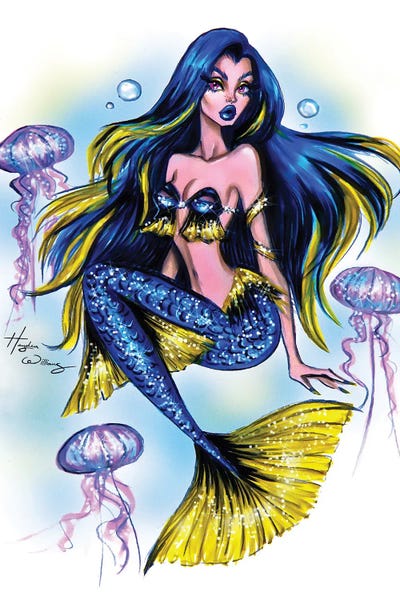 Just Keep Swimming! by Hayden Williams art print