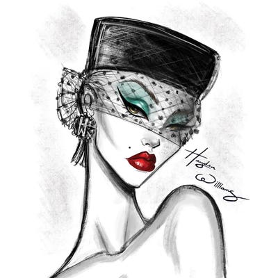Veiled Glamour by Hayden Williams canvas print