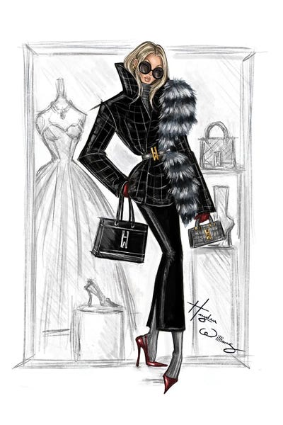 Glam Bedroom: Retail Therapy by Hayden Williams