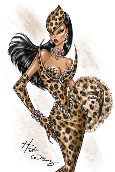 Here Kitty by Hayden Williams canvas print