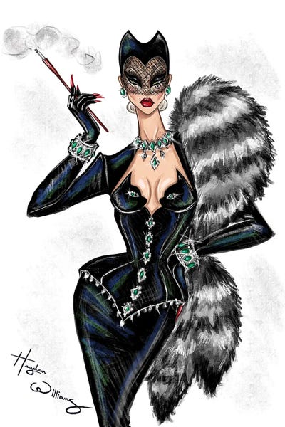 Hayden Williams - Canvas Prints: Bejewelled Kitty by Hayden Williams