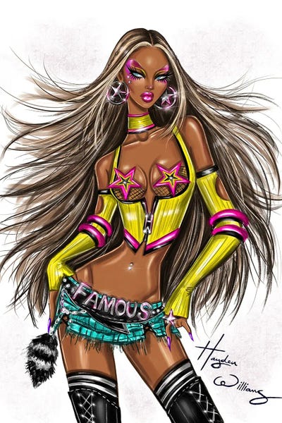 Canvas Print: Superstar Pop Diva by Hayden Williams - thumbnail