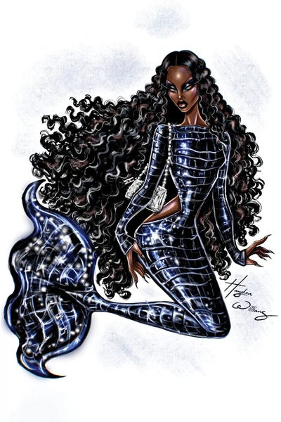 Hayden Williams: Gucci-core Mermaid by Hayden Williams