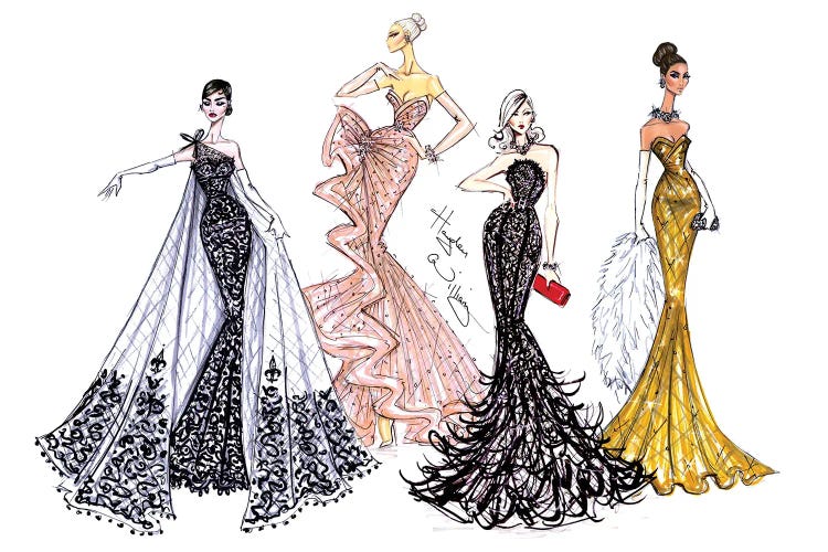 Red Carpet Glam by Hayden Williams wall art