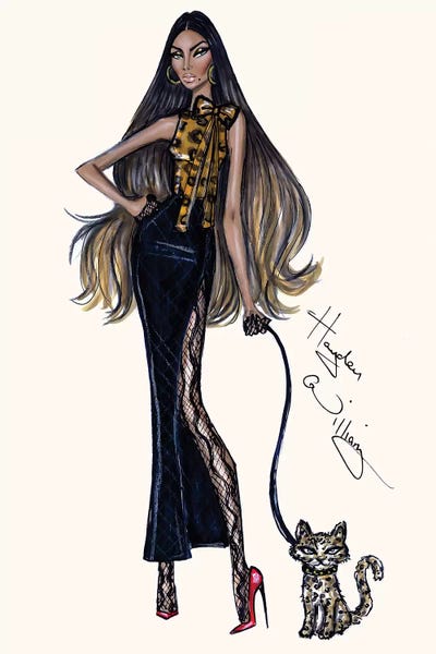 Fashion Illustrations: Feline Fabulous by Hayden Williams
