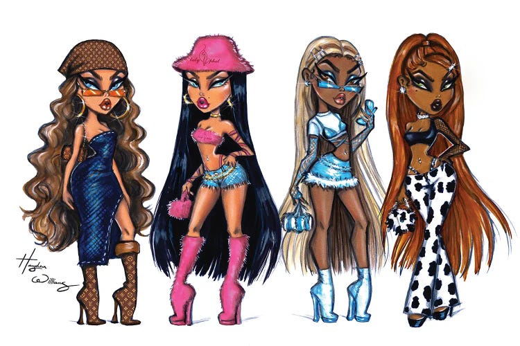 Y2K Girlz by Hayden Williams wall art