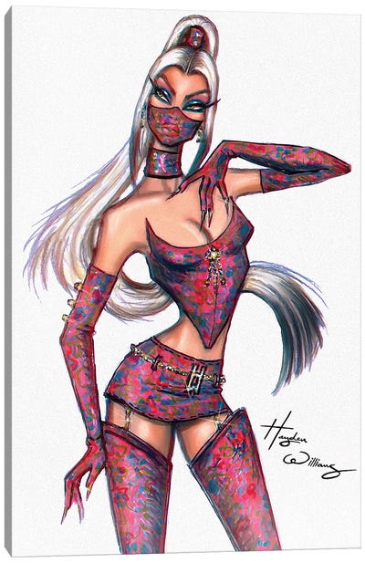 Fashion Ninja Canvas Art Print - Ninja Art