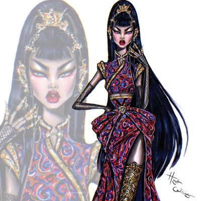 Oriental Beauty by Hayden Williams art print