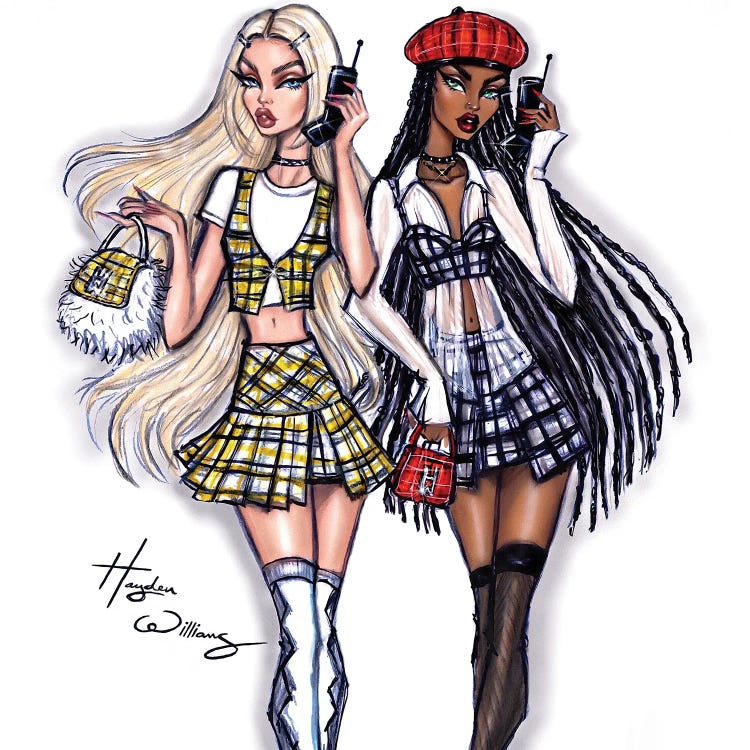 Clueless: Cher & Dionne by Hayden Williams wall art