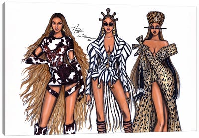 Black Is King Canvas Art Print - Beyoncé