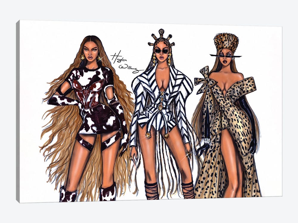 Black Is King by Hayden Williams 1-piece Canvas Wall Art