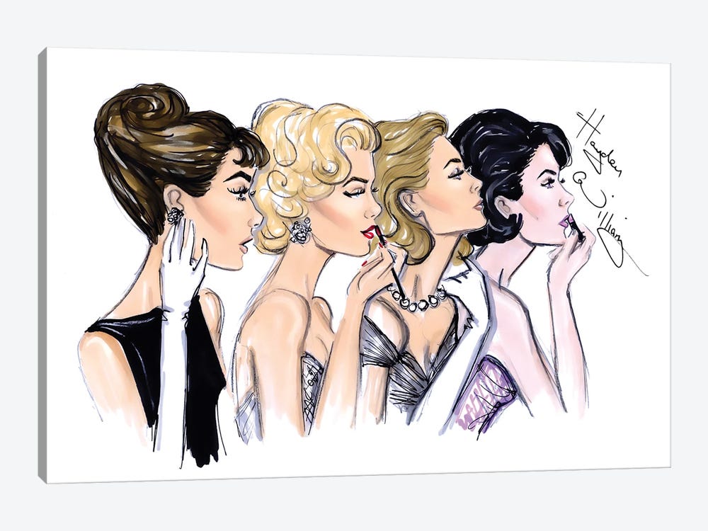 Old Hollywood Glam by Hayden Williams 1-piece Canvas Print